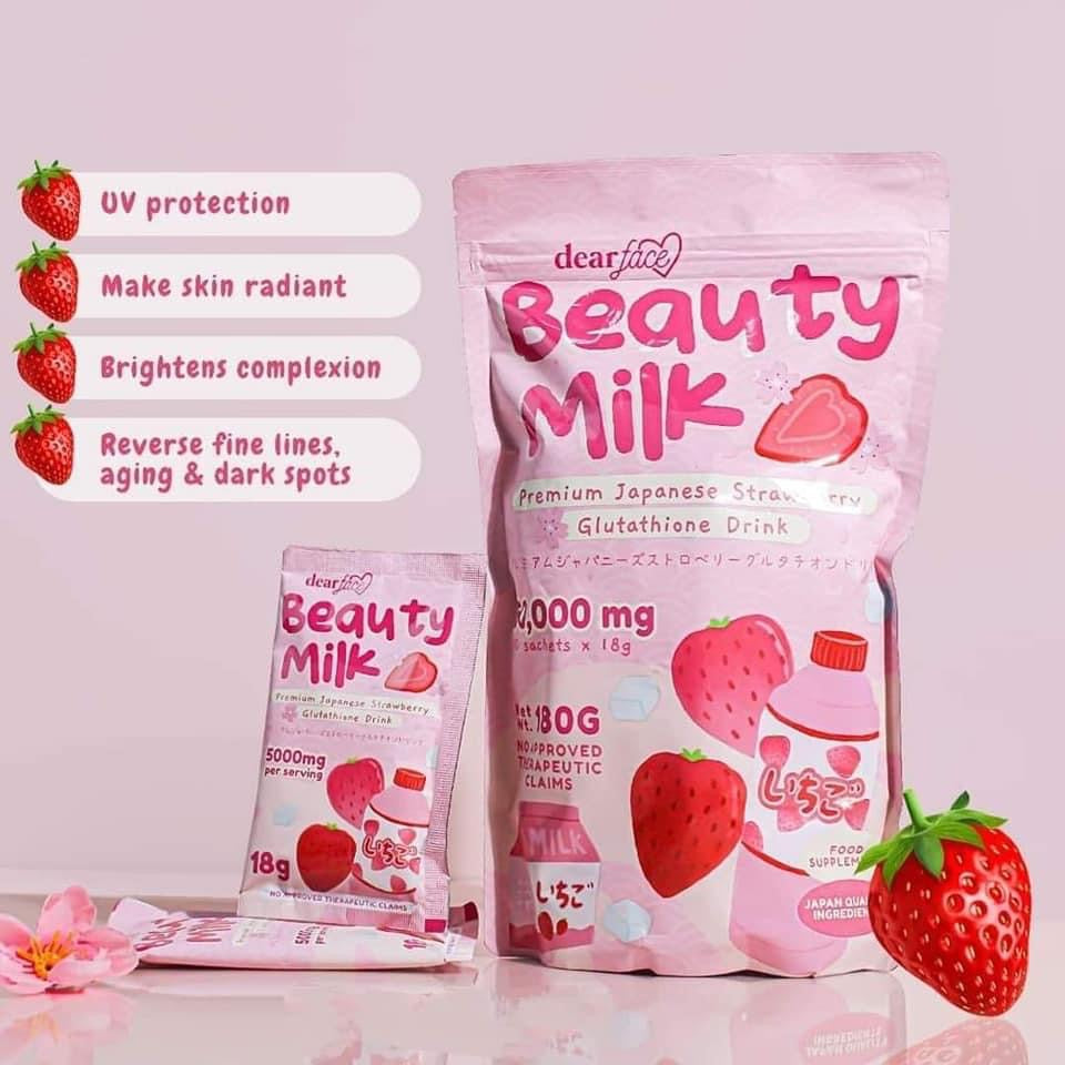 DEAR FACE Beauty Milk Melon ビューティーミルク x5-